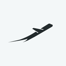 Airplane Takeoff Vector Icon Transportation