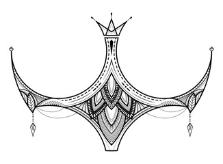 Sticker - Polynesian tattoo ornament.