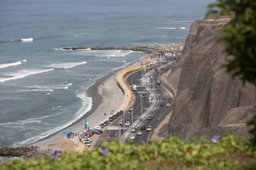 Lima Peru Road and Coast