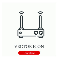 Poster - vector icon.  Editable stroke. Linear style sign for use on web design and mobile apps, logo. Symbol illustration. Pixel vector graphics - Vector