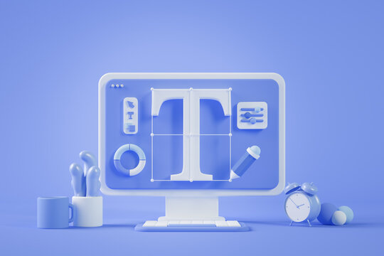 Graphic design desktop