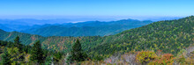 Autumn In The Appalachian Mountains Viewed Along The Blue Ridge Parkway
