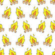 © Popular Vector - campfire flame seamless pattern textile print. repeat pattern background design