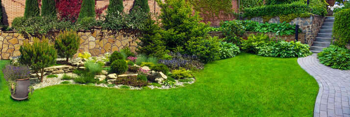 Wall Mural - Detail of a botanical garden.