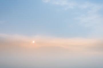 Wall Mural - sunset cloudy background