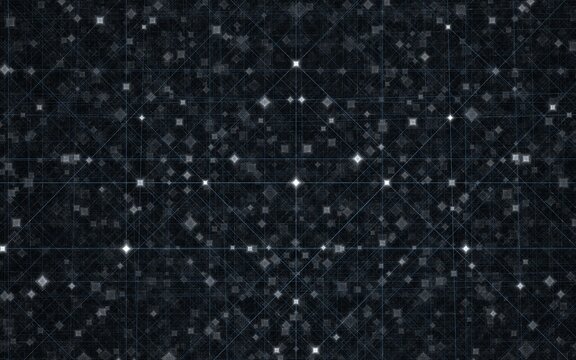 abstract illustration background image patterns in the form of lines and geometric shapes intersecting, intertwining in a chaotic manner for use in web design, computer graphics