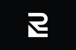 Creative Innovative Initial RE logo and ER logo. RE Letter Minimal luxury Monogram. ER Professional initial design. Premium Business typeface. Alphabet symbol and sign.