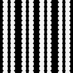 Poster - Barbed vertical pattern. Seamless barbed lines ornament. Vector.