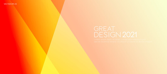 Poster - Abstract minimal line geometric shapes background for place your text. Vector