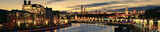 Fototapeta Miasto - Sunset over Moscow