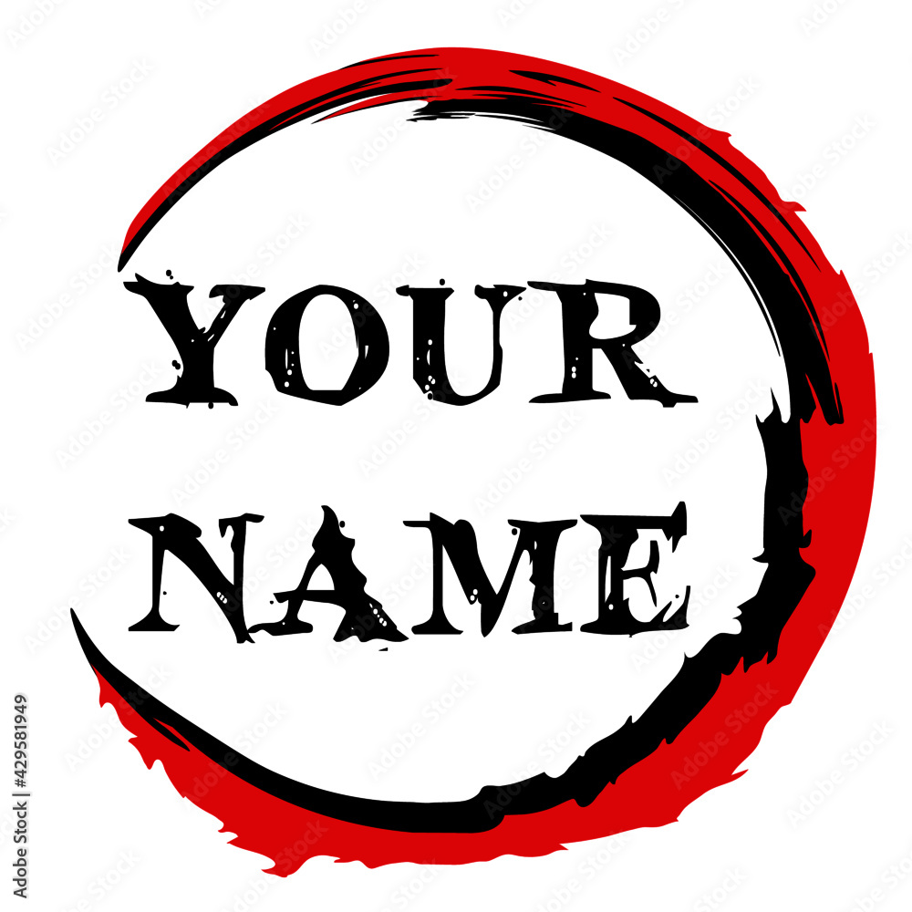 Vettoriale Stock Di Logo Demon Slayer Adobe Stock vettoriale-stock-di-logo-demon-slayer-adobe-stock