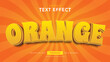 Orange Editable Text Effects