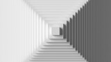 Fototapeta Do przedpokoju - 3d render abstract background wallpaper composition frame repeating pattern white