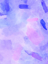 Wet Watercolor Purple Pattern Background