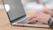 © stockbakers - Close up of Female Hands Typing on Laptop, Close up