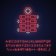 Poster - Chinese firecrackers neon light icon. Lunar New Year celebration. Tradition in Asia. Outer glowing effect. Sign with alphabet, numbers and symbols. Vector isolated RGB color illustration