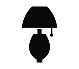 Canvas Print - Lamp icon