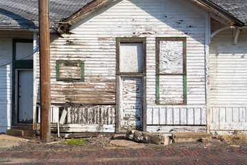 Wall Mural - Old station wall.