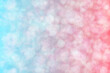 Abstract background with pink and blue colors and their transition and blurred light spots