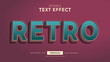 Retro Style Editable Text Effects