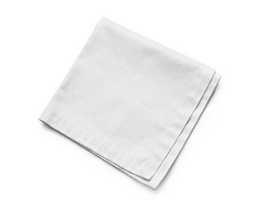 Wall Mural - Clean napkin on white background