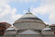 Rooftop of Church San Francesco da Paola at Piazza del Plebiscito in Naples, Italy
