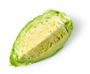 Poster - piece of fresh raw cabbage