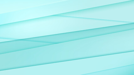 Poster - Abstract futuristic background with green rows