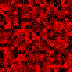 Canvas Print - abstract pixel texture with squares for banner, card, web or textile prints