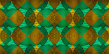 Colorful African Fabric – Seamless Pattern
