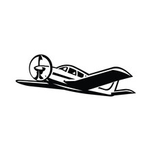 Small Plane, Light Aircraft Vector Isolated In White Background