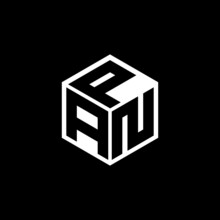 ANP Letter Logo Design With Black Background In Illustrator, Cube Logo, Vector Logo, Modern Alphabet Font Overlap Style. Calligraphy Designs For Logo, Poster, Invitation, Etc.
