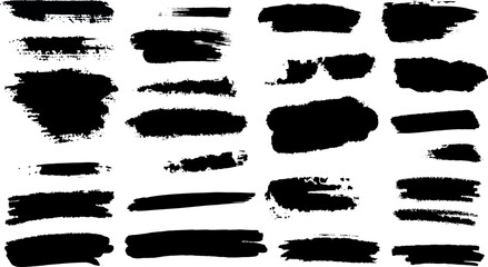 brush set, brush strokes