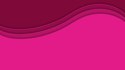 Wall Mural - Pink wavy background in the form of layers.