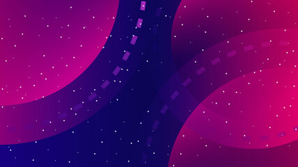 Aufkleber - Red circle gradient background with stars . 