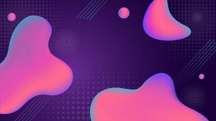 Poster - Liquid bright gradient abstract background. Vector illustration