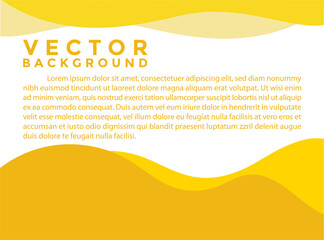 Aufkleber - Yellow background vector illustration lighting effect graphic for text and message board design infographic.