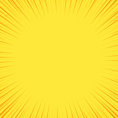 Wall Mural - yellow colored ray burst style background speed vector design