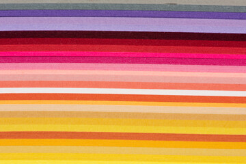 Wall Mural - rainbow colors paper composition.Color spectrum banner. Colorful striped pattern background.