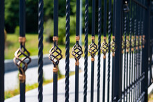 Metal Fashion Fence. Decorative Wrought Iron Fence