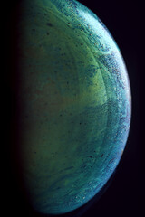Fototapete - Soap Bubble Ball abstract background texture semicircle.  Beautiful background pattern texture for designModel of Space or planets universe cosmic.