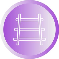 Sticker - Unique Rails Line Vector Icon