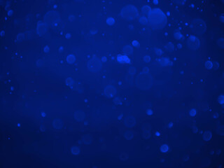 Wall Mural - blue bokeh abstract light backgrounds