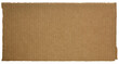© MarekPhotoDesign.com - rectangular piece of corrugated brown cardboard isolated on white