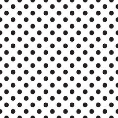 Wall Mural - Polka dot seamless pattern. Vector background
