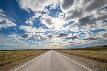 Patagonia, scenic road from Rio Gallego to Perito Moreno, Argentina