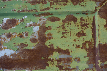 Wall Mural - rust and oxidation on iron