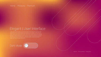 Poster - Abstract Modern Background with Pastel Color and Blur Effect for Website Landing Page.