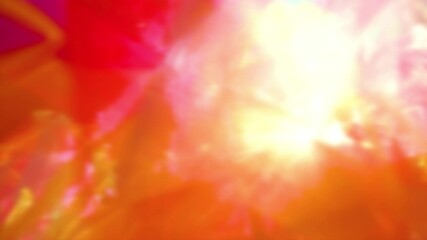 Wall Mural - see - through fabric movement with sun light, motion blur effect abstract colorful background