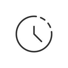 Canvas Print - Premium time line icon for app, web and UI.